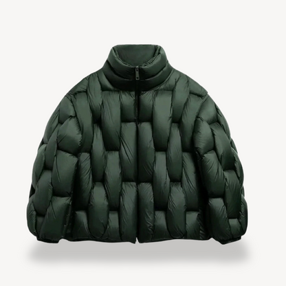 VogeLuxe | Men’s Oversized Cropped Puffer Jacket 3