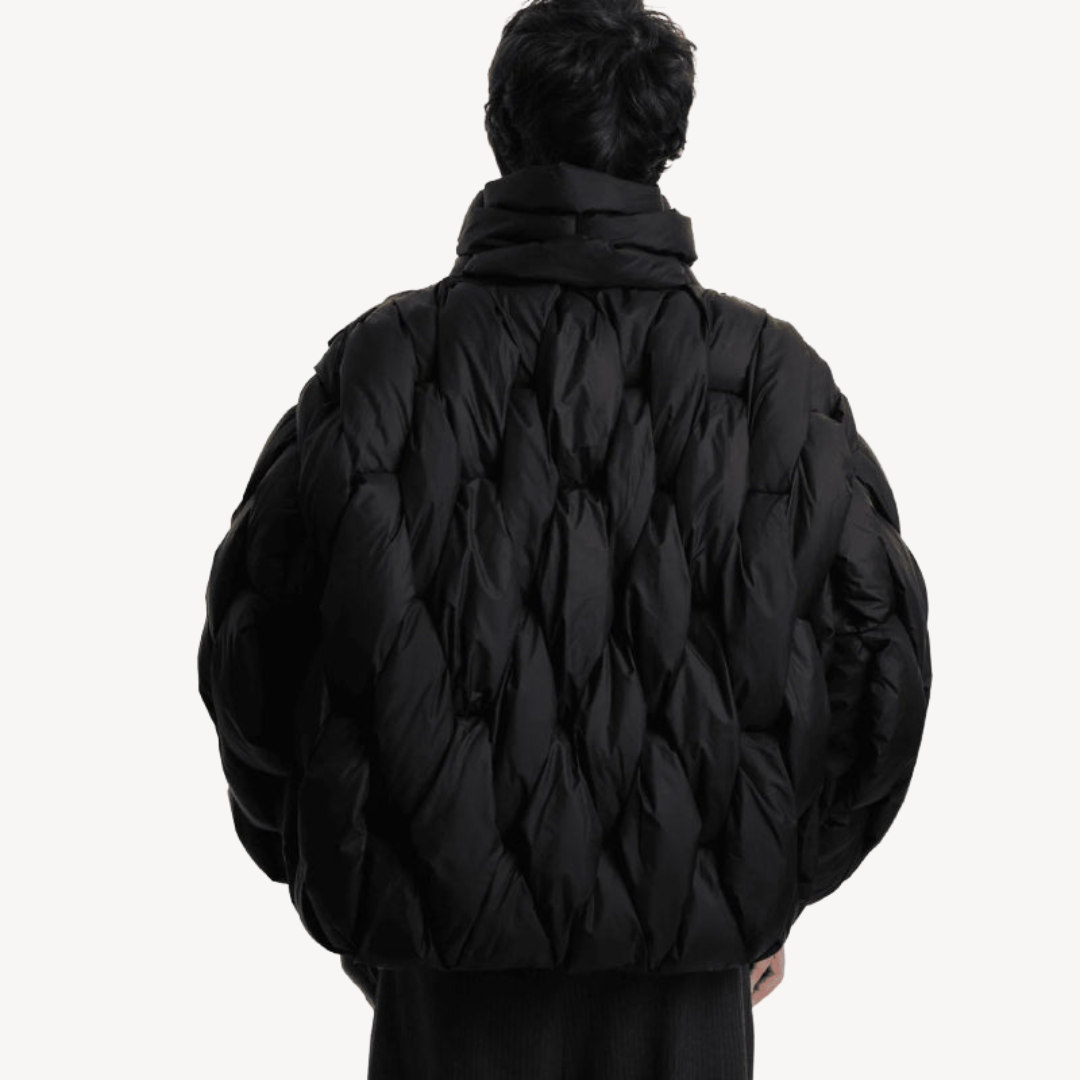 VogeLuxe | Men’s Oversized Cropped Puffer Jacket 6