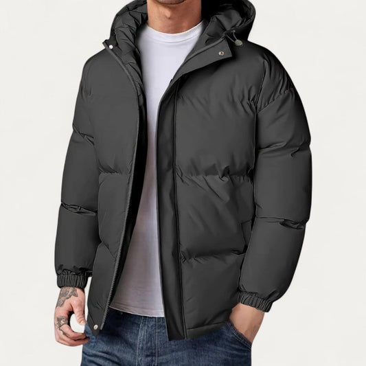 VogeLuxe | Men’s Padded Hooded Winter Jacket 0