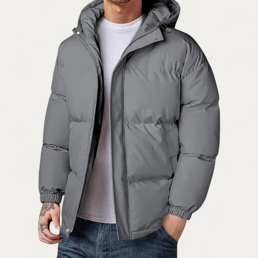 VogeLuxe | Men’s Padded Hooded Winter Jacket 2