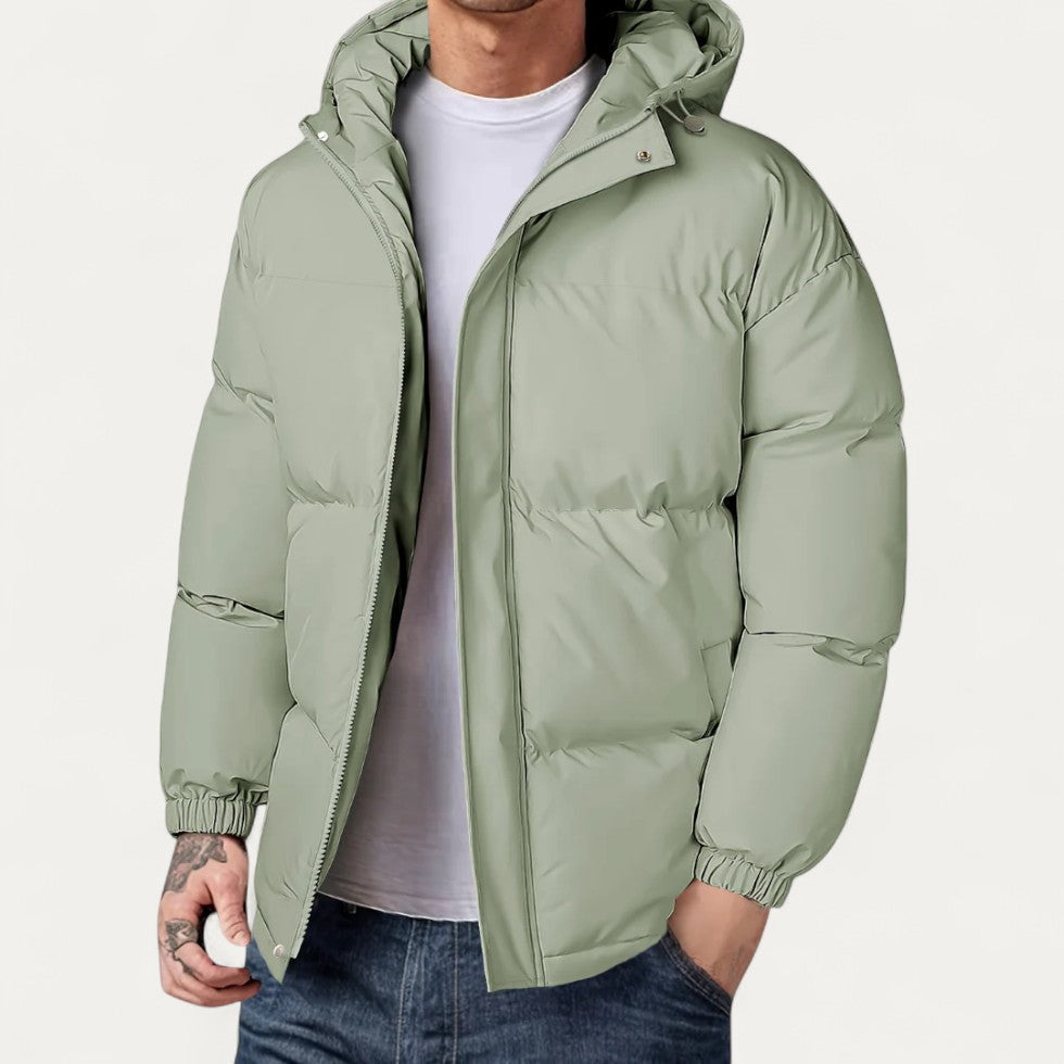 VogeLuxe | Men’s Padded Hooded Winter Jacket 4