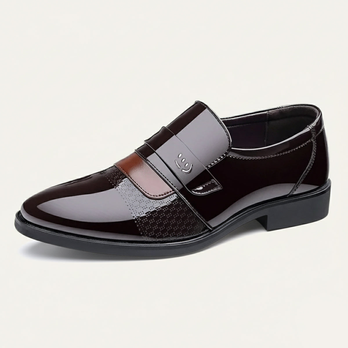 VogeLuxe | Men’s Patent Leather Slip-On Dress Shoe 0