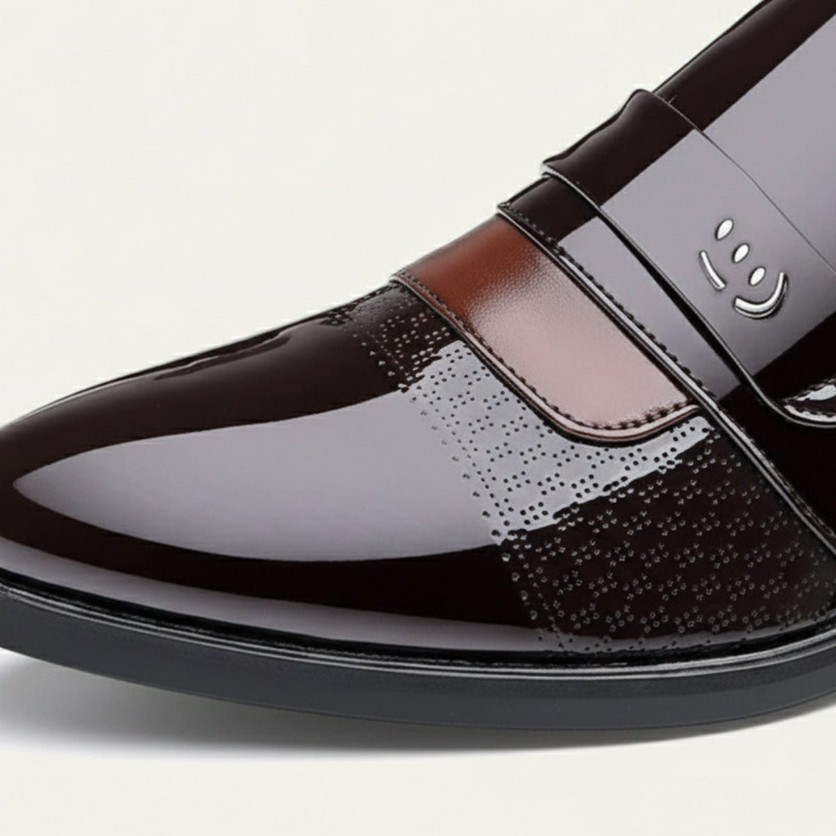 VogeLuxe | Men’s Patent Leather Slip-On Dress Shoe 2