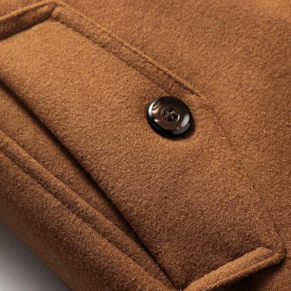 VogeLuxe | Men’s Peacoat-Style Winter Coat 6