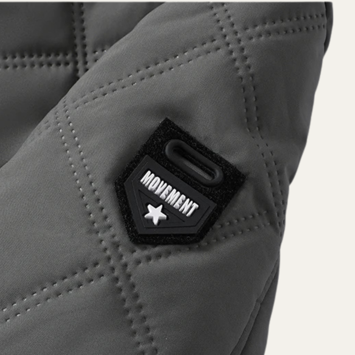 VogeLuxe | Men’s Plush Quilted Hooded Jacket 5