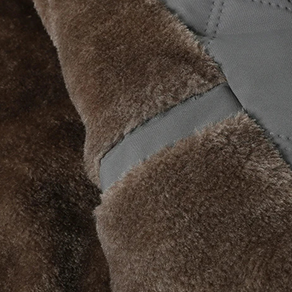 VogeLuxe | Men’s Plush Quilted Hooded Jacket 6