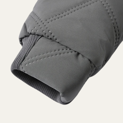 VogeLuxe | Men’s Plush Quilted Hooded Jacket 8