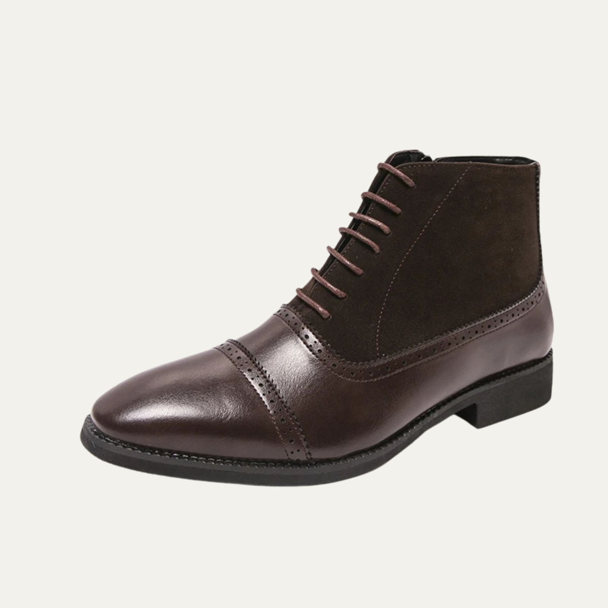 VogeLuxe | Men’s Polished Leather Ankle Boots 7