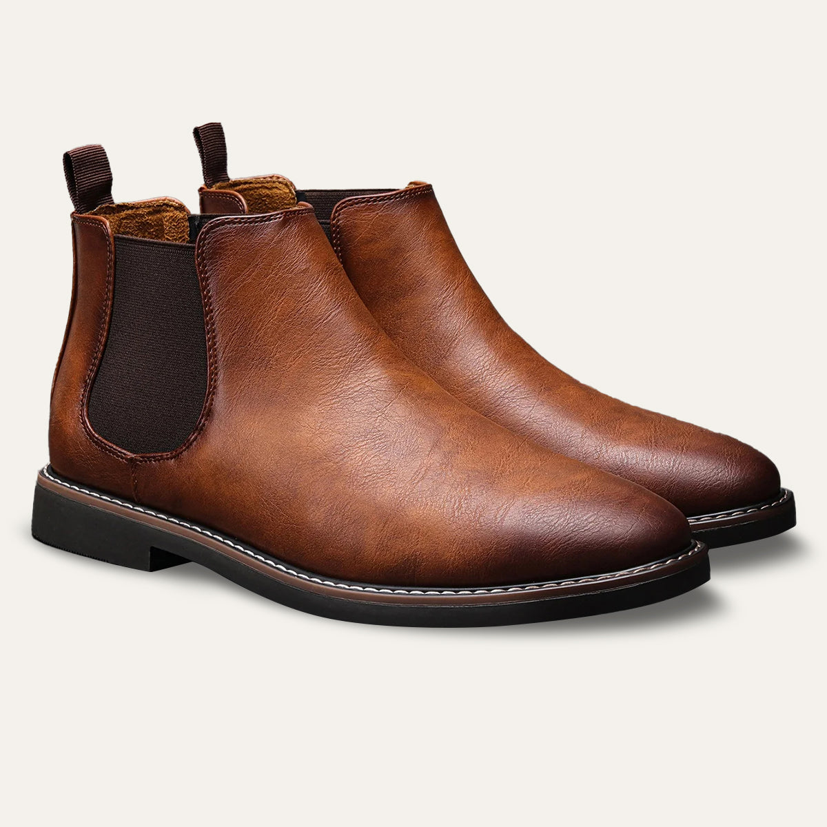 VogeLuxe | Men’s Premium Leather Chelsea Boots 0