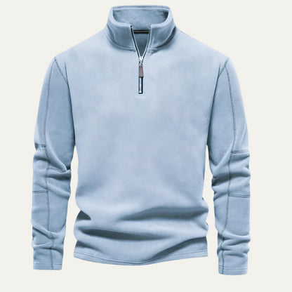 VogeLuxe | Men’s Quarter-Zip Fleece Pullover 0