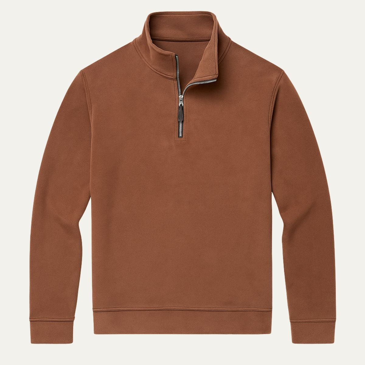 VogeLuxe | Men’s Quarter-Zip Fleece Pullover 3
