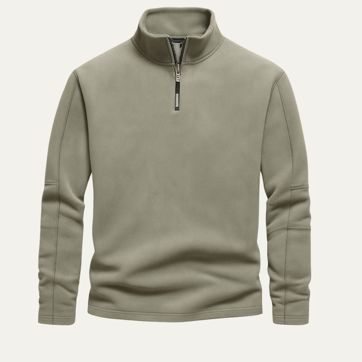 VogeLuxe | Men’s Quarter-Zip Fleece Pullover 4