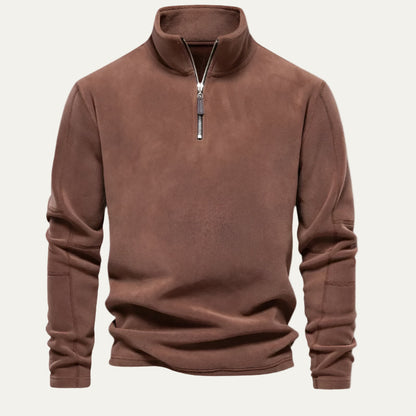 VogeLuxe | Men’s Quarter-Zip Fleece Pullover 8