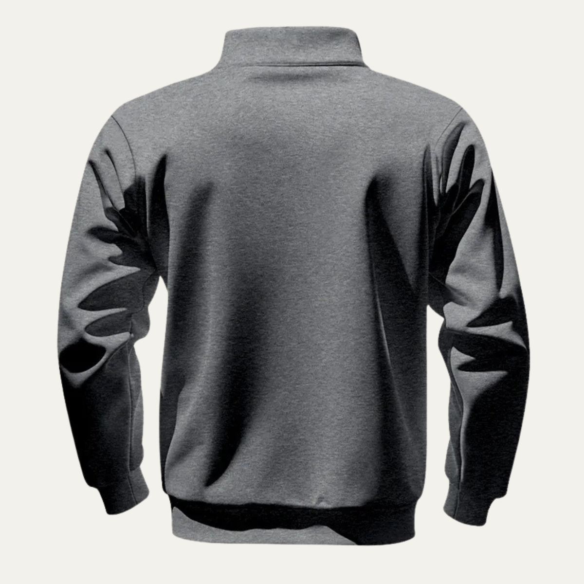 VogeLuxe | Men’s Quarter-Zip Mock Neck Sweatshirt 2