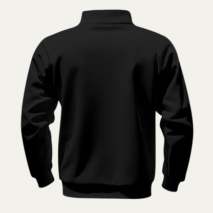 VogeLuxe | Men’s Quarter-Zip Mock Neck Sweatshirt 7