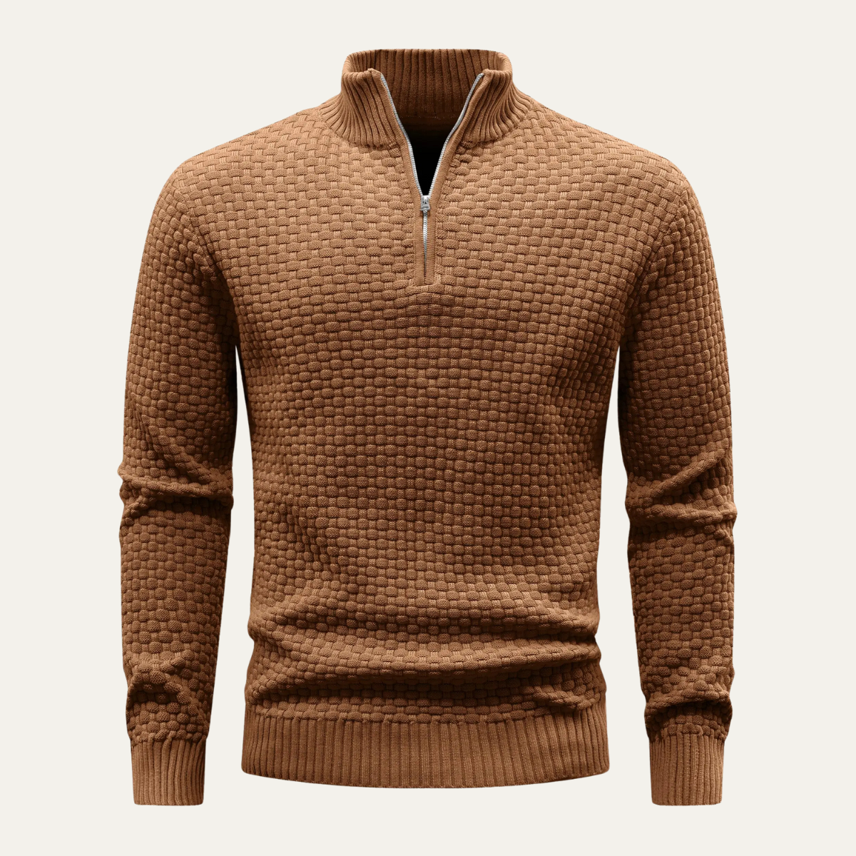 VogeLuxe | Men’s Quarter-Zip Pullover Sweater 0