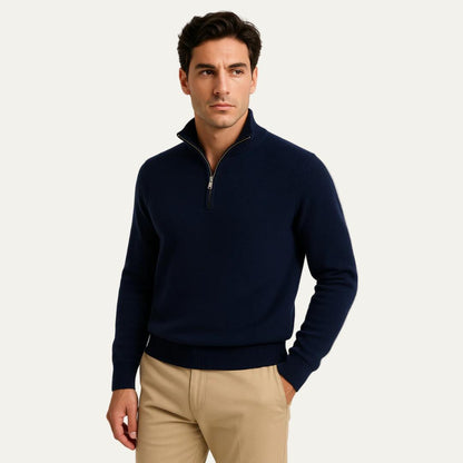 VogeLuxe | Men’s Quarter-Zip Sweater 3