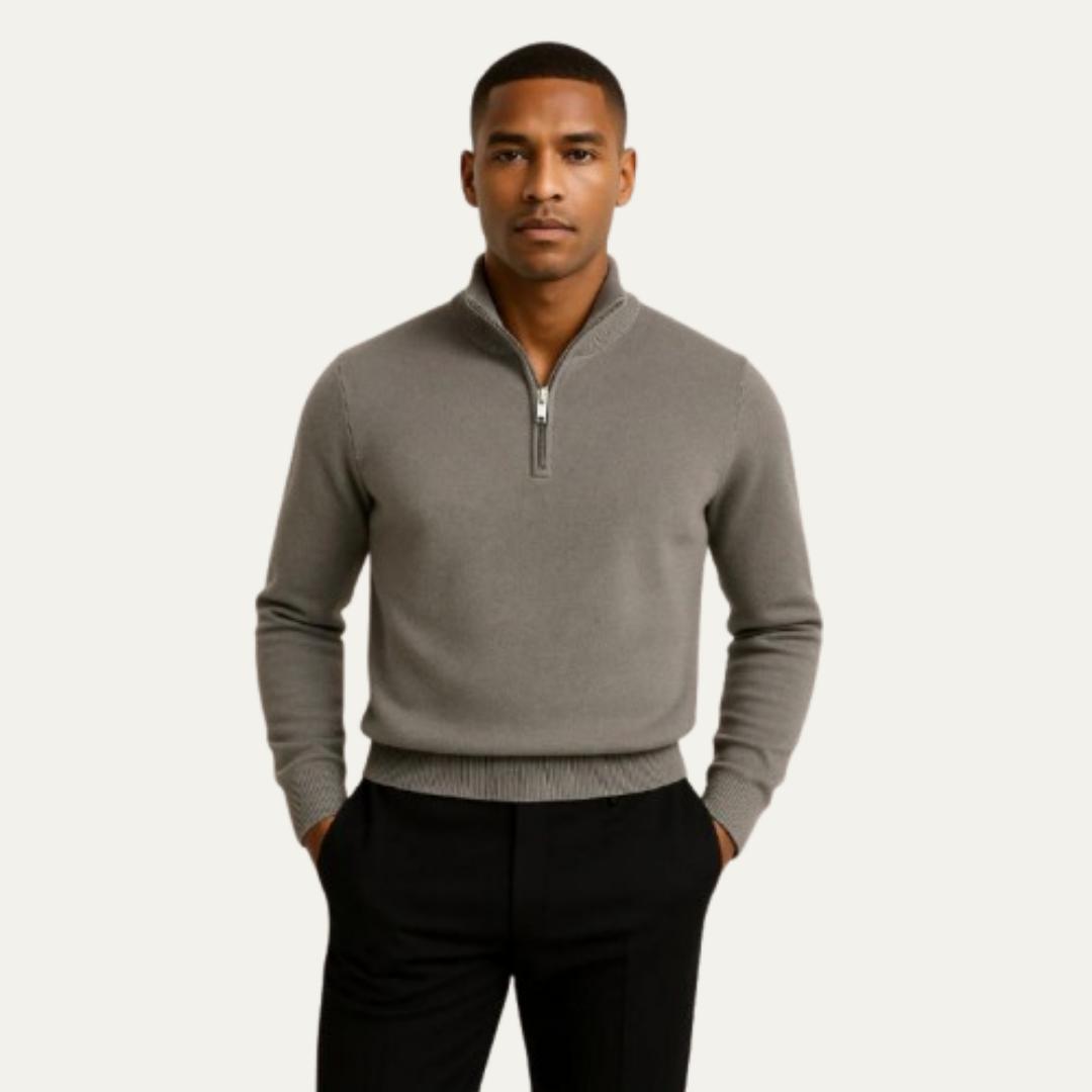 VogeLuxe | Men’s Quarter-Zip Sweater 4