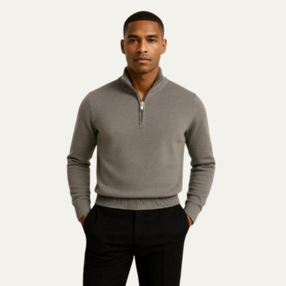 VogeLuxe | Men’s Quarter-Zip Sweater 4