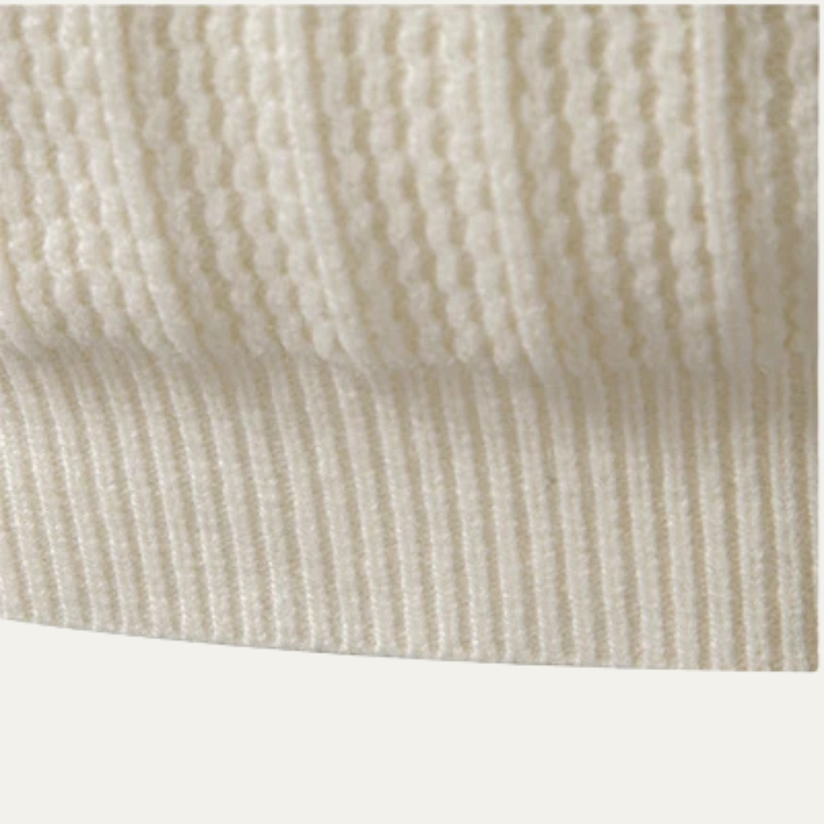 VogeLuxe | Men’s Quarter-Zip Waffle Knit Sweater 6