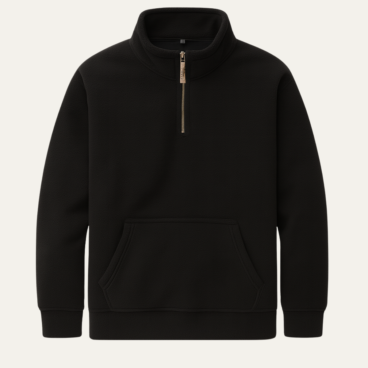 VogeLuxe | Men’s Quarter Zip Mock Neck Pullover 1