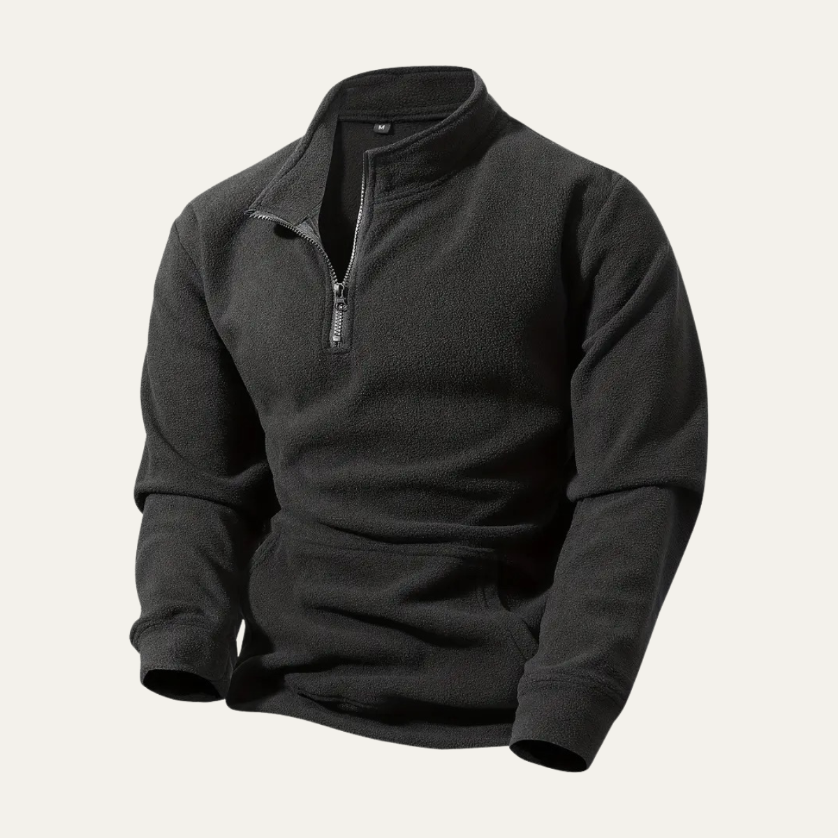 VogeLuxe | Men’s Quarter Zip Mock Neck Pullover 2