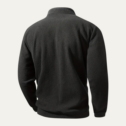 VogeLuxe | Men’s Quarter Zip Mock Neck Pullover 6