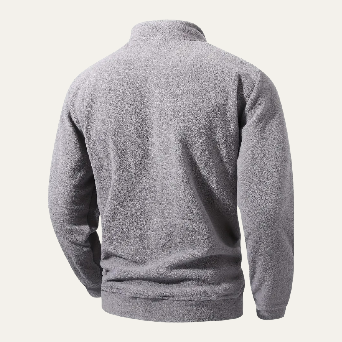 VogeLuxe | Men’s Quarter Zip Mock Neck Pullover 7