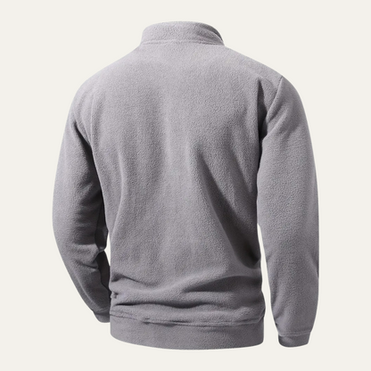 VogeLuxe | Men’s Quarter Zip Mock Neck Pullover 7