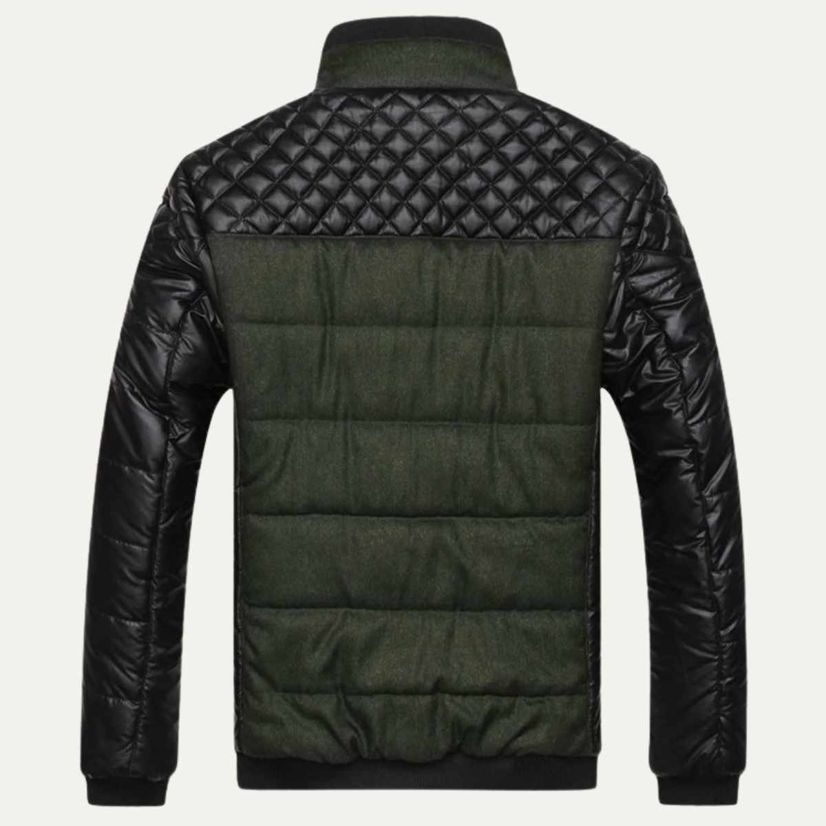 VogeLuxe | Men’s Quilted Contrast Bomber Padded Jacket 2