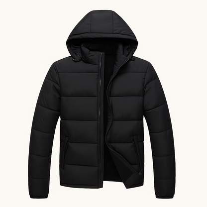 VogeLuxe | Men’s Quilted Hooded Puffer Jacket 1
