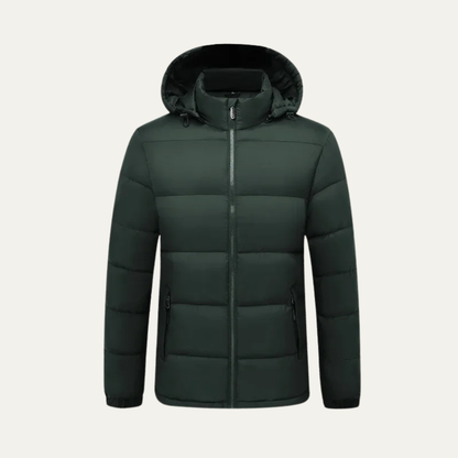 VogeLuxe | Men’s Quilted Hooded Puffer Jacket 5