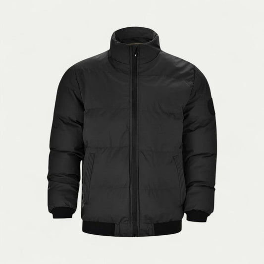 VogeLuxe | Men’s Quilted Puffer Bomber Jacket 0