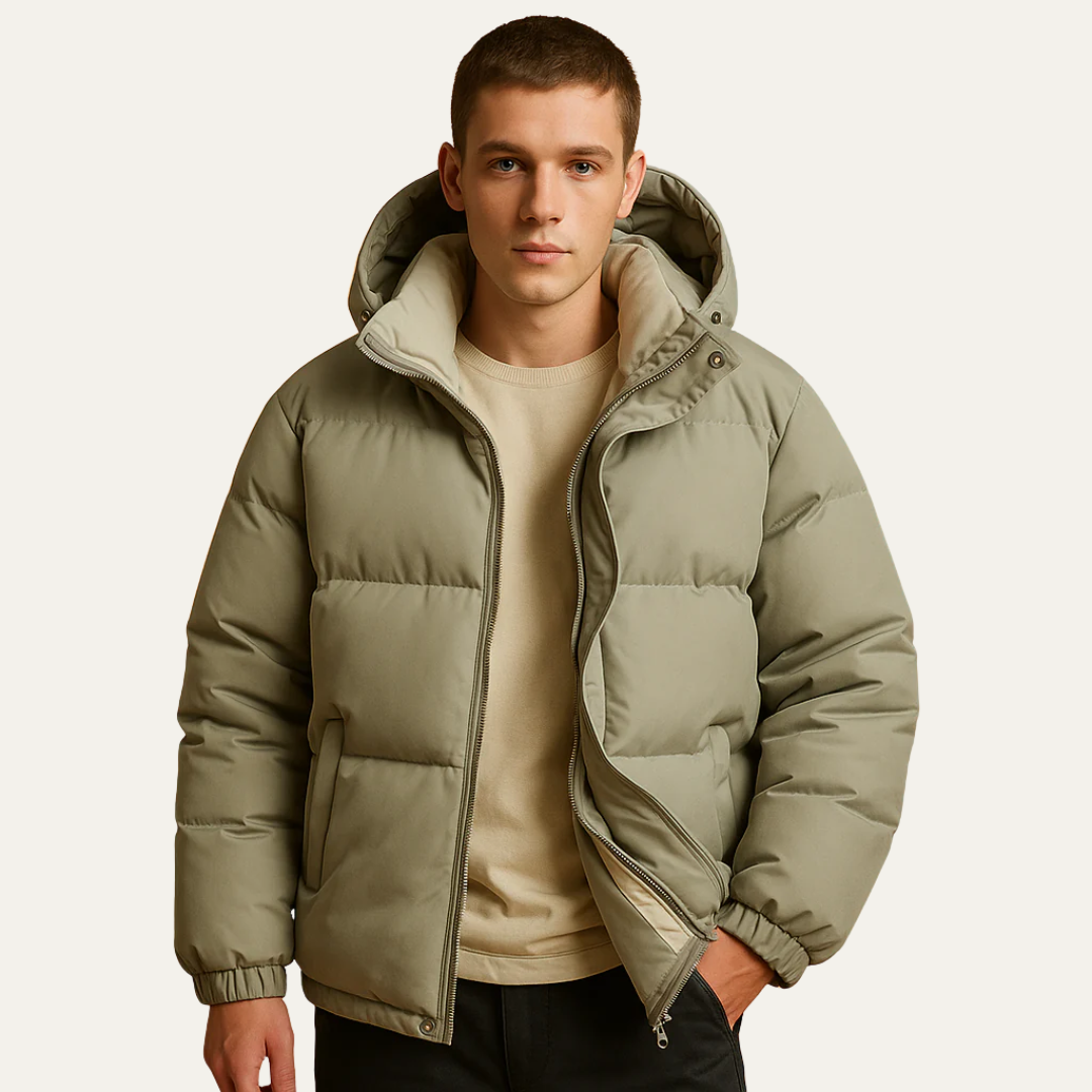 VogeLuxe | Men’s Quilted Puffer Down Jacket 1