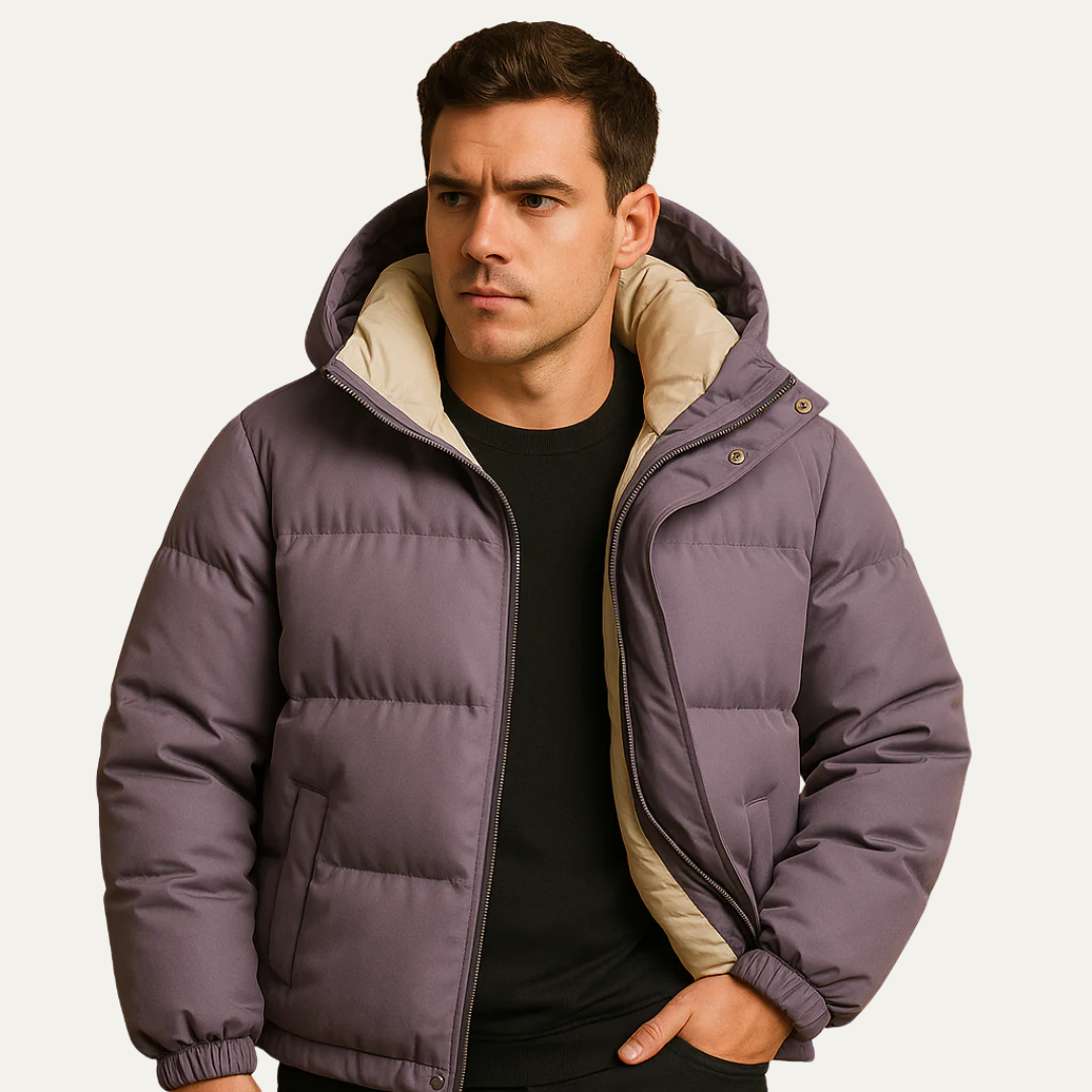 VogeLuxe | Men’s Quilted Puffer Down Jacket 3