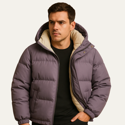 VogeLuxe | Men’s Quilted Puffer Down Jacket 3