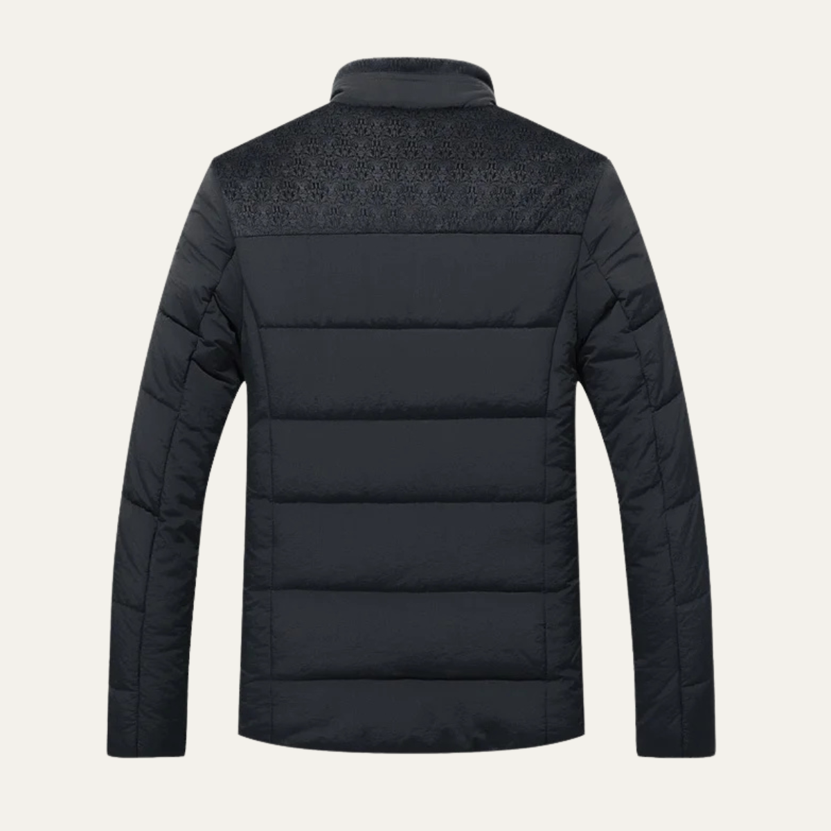 VogeLuxe | Men’s Quilted Sherpa-Lined Puffer Jacket 1