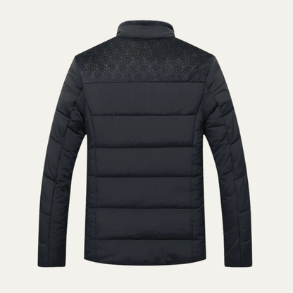 VogeLuxe | Men’s Quilted Sherpa-Lined Puffer Jacket 1