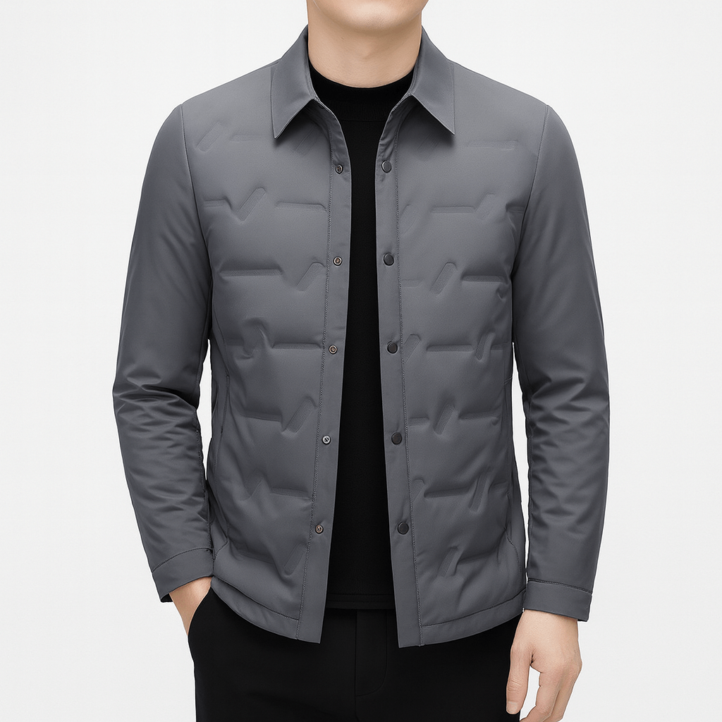 VogeLuxe | Men’s Quilted Shirt Jacket 2