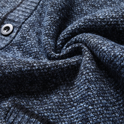 VogeLuxe | Men’s Refined Knit Button Cardigan 3
