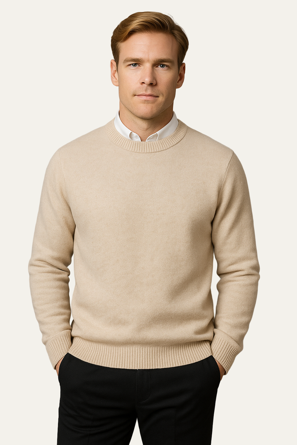 VogeLuxe | Men’s Refined Knit Crewneck Pullover 5