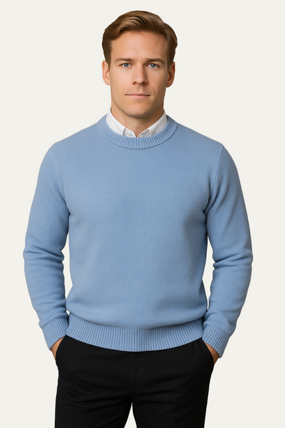 VogeLuxe | Men’s Refined Knit Crewneck Pullover 7