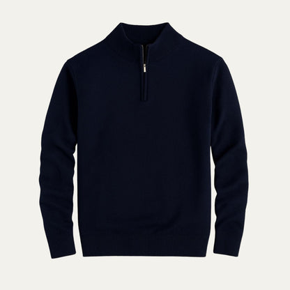 VogeLuxe | Men’s Refined Mock Neck Pullover 0