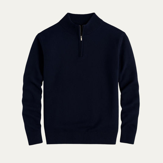 VogeLuxe | Men’s Refined Mock Neck Pullover 0