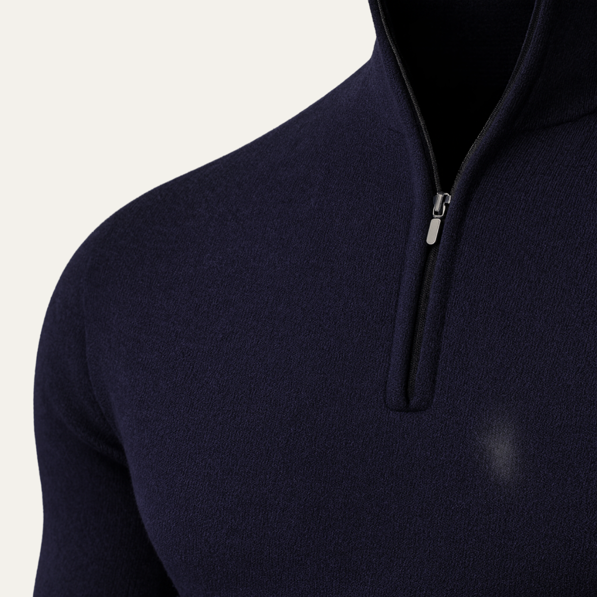VogeLuxe | Men’s Refined Mock Neck Pullover 3