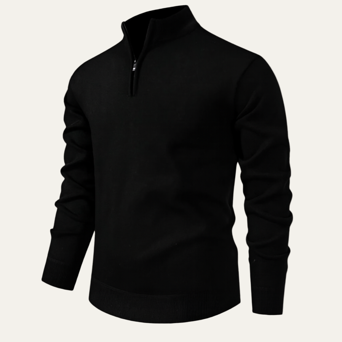 VogeLuxe | Men’s Refined Mock Neck Pullover 6