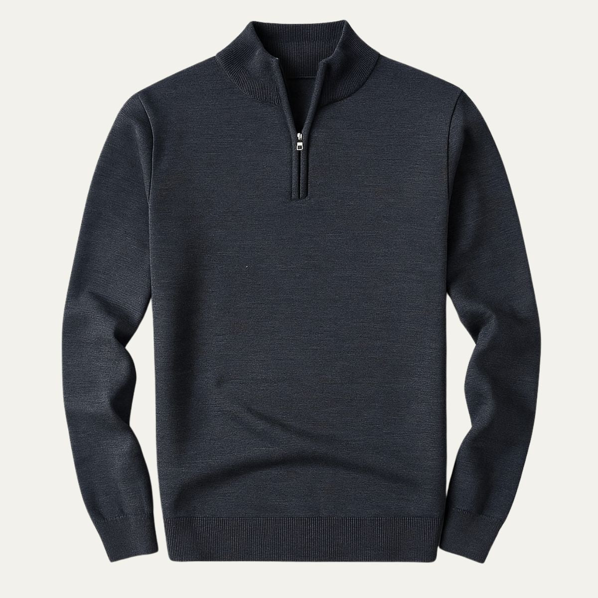 VogeLuxe | Men’s Refined Mock Neck Pullover 8
