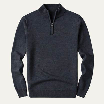 VogeLuxe | Men’s Refined Mock Neck Pullover 8