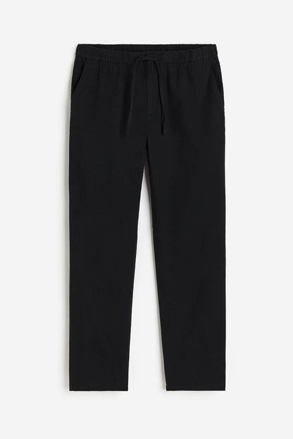 VogeLuxe | Men’s Relaxed-Fit Drawstring Trousers 10