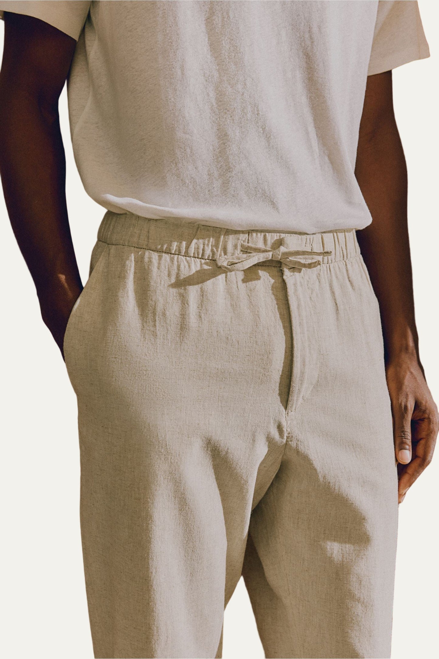 VogeLuxe | Men’s Relaxed-Fit Drawstring Trousers 6